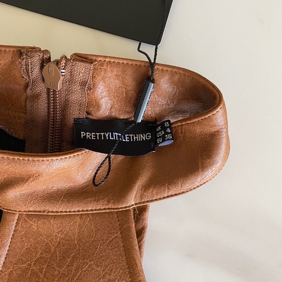 Faux Leather Crop Top - Picture 6 of 6